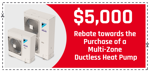 Rebate for Heat Pumps in Toronto, Vaughan, Mississauga, and more by Martino HVAC